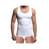 Thermoform Bambu Erkek Kolsuz Bisiklet Yaka Atlet ve Slip Külot Seti, Beyaz, 2XL