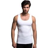 Thermoform Bambu Erkek Kolsuz Bisiklet Yaka Atlet ve Slip Külot Seti Beyaz - Çok Renkli - 2XL