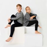 Thermoform Çocuk Seamless Termal Uzun Kollu İçlik Seti Antrasit Merino Yün Kız Çocuk İçin - Çok Renkli - 12 - 14 Yaş