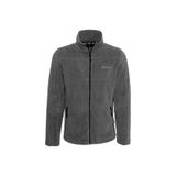 Thermoform Erkek Polar Mont, Uzun Siluet, Fermuarlı, Gri, 2XL
