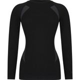 Thermoform Extreme Pp Kadın Seamless Termal Sweatshirt Siyah Kadın İç Giyim HZT14022 - M - L