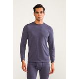 Thermoform HZT1040 Heavy Unisex Uzun Kol Lacivert Termal Fanila