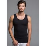Thermoform HztB16022 Siyah Erkek İç Giyim Atlet - XL