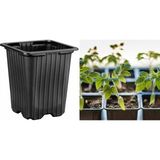 Thermoform Kare Vakum Saksı 30 Adet - Üretim Saksısı 9 cm