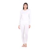 Thermoform Microfiber Şardonlu Termal İçlik Set Kadın BEYAZ