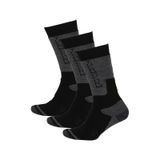 Thermoform Outdoor Çorap Siyah 3'lü Paket Gri - Siyah