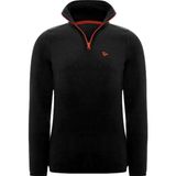 Thermoform Polar Kadın Yarım Fermuar Sweatshirt - Siyah - 2XL