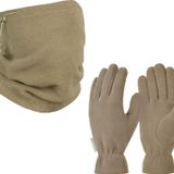Thermoform Polar Unisex Eldiven-Boyunluk Seti Kum