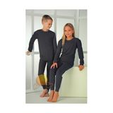 Thermoform Soft Çocuk Termal İçlik Set - HZT12007 - Antrasit - 176 cm