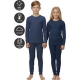 Thermoform Soft Çocuk Termal İçlik Set Lacivert Renkli Takım 116 cm Yerli Üretim