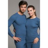 Thermoform Soft Unisex Uzun Kol Termal İçlik Fanila Lacivert (XXL)