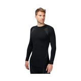 Thermoform Thermoform Erkek Termal Seamless Sweatshirt Siyah Erkek İç Giyim HZT14001 - S - M