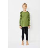 Thermoform Ultimate Merino Çocuk Seamless Çizgili Termal Üst İçlik Sweatshirt Yeşil (10-12)