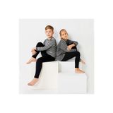 THERMOFORM Ultimate Merino Çocuk Seamless Çizgili Termal Uzun Kollu İçlik Seti, Antrasit, 10-12 Beden
