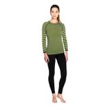 Thermoform Ultimate Merino Kadın Seamless Termal Uzun Kollu İçlik Seti Yeşil