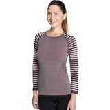 Thermoform Ultimate Merıno Seamless Bisiklet Yaka Uzun Kol Dar Kalıp Termal Pembe Kadın Sweatshirt - M - L