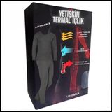 Thermoform Uyguna-Yakala unisex - Antrasit Yetişkin Termal Içlik - 12001-A - 2XL
