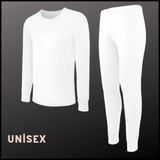 Thermoform Uyguna-Yakala Unisex - Beyaz Yetişkin Termal Içlik - 1001-B