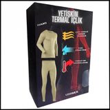 Thermoform Uyguna-Yakala unisex - Kum Yetişkin Termal Içlik - 1001-K