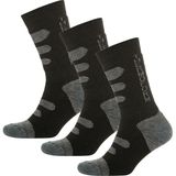 Thermoform Winter Dolgulu Kışlık Unisex Outdoor Çorap 3'lü Paket Siyah - Çok Renkli - 35 - 38