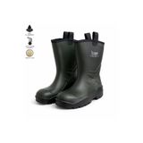 ThermoKing PU Kısa Çizme - İçi Yünlü - Kaymaz Taban - Alaska - Haki