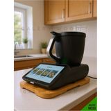 Thermomix Tm7 Slider, Ahşap Kaydırıcı, Masif Tezgah Üstü Stand, Özel Tasarım Ahşap Renkli