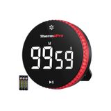 ThermoPro TM04 Dijital Mutfak ve Ders Zamanlayıcı - 99 Saat Kapasiteli, Mıknatıslı Çevirmeli LED Kronometre