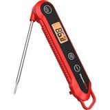 Thermopro TP-03H Su Geçirmez Katlanabilir Profesyonel Gıda Pişirme Termometresi - Kırmızı
