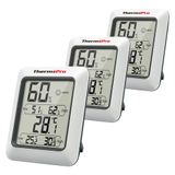 ThermoPro TP-50 dijital termo-higrometre, iç mekan termometresi, higrometre, sıcaklık ve nem ölçer, oda iklimi kontrolü, oda havası kontrolü, klima monitörü için (3)