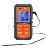 ThermoPro TP06B Çelik Problu Dijital Gıda Termometresi, Akıllı Renkli Ekranlı ve Zamanlayıcılı Profesyonel Et Isı Ölçer