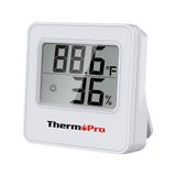 Thermopro TP157W İç Mekan (Sera, Dolap, Bebek Odası) Hassas Sıcaklık ve Nem Ölçer Mini Termometre