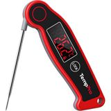 Thermopro TP19 Arkadan Aydınlatmalı ve Çok Yönlü Termokupllu Et Için Suya Dayanıklı Dijital Pişirme Termometresi Sıvılar Için Anında Okunan Gıda Termo - 001 - Beyaz - 0,5 ml