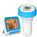 ThermoPro TP211B Yüzen Kablosuz Su Geçirmez Sensör+Monitör Havuz Sıcaklık Termometresi