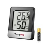 Thermopro TP49B Mini Dijital Iç Mekan Termometre ve Nem Ölçer, Gülen Yüz Ikonlu Oda Sensörü, Mıknatıslı Isı Takip Cihazı (Siyah) - 0- Koyu Mavi