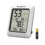 Thermopro TP50 Dijital Termo-Higrometre, Iç Mekan Termometresi, Higrometre, Sıcaklık ve Nem Ölçer, Oda Iklimi Kontrolü, Oda Havası Kontrolü, Klima Mon - Çok Renkli