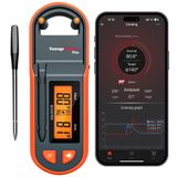 ThermoPro TP971 TempSpike Plus Dünyanın En İnce Kablosuz Et Termometresi, 183m Menzilli Bluetooth Akıllı Gıda Isı Ölçer