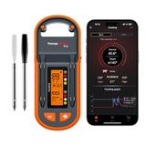ThermoPro TP972 Twin TempSpike Plus Mobil Uygulama ve Ekran Kontrollü, 182m Menzilli Çift Problu Tam Kablosuz Profesyonel Et Termometresi