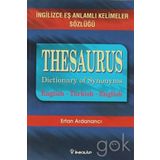 Thesaurus-İngilizce Eş Anlamlı Kelimeler Sözlüğü - Ertan Ardanancı