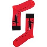 TheSocksCompany Anti Terror Erkek Çorap - 41 - 45 - Kırmızı