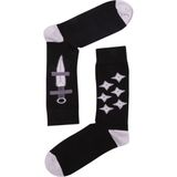 TheSocksCompany Ninja Knife Erkek Çorap - 41 - 45 - Siyah