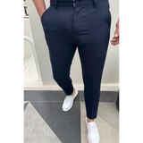 thesunfyre ERKEK Italyan Kesim Slim Fit-Ekstıra Dar Kesim Kaliteli Esnek Likralı Bilek Boy Kumaş Pantolon