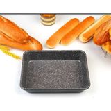 Thetfort 420 Karavan Fırını Için Ideal 32X27 cm Granit Görünümlü Emaye Fırın Tepsisi - 32 x 27 cm