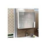 Thevida Lavabo Üstü Aynalı Banyo Dolabı Iki Kapaklı 60x60