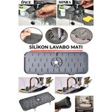 Thewan Mutfak Banyo Lavabo Kenarı Silikon Matı - Gri