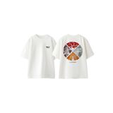 THEWERT Game Of Thrones Tasarım Sırt Baskılı Pamuk Beyaz Oversize T-shirt