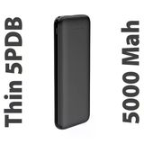 Thin 5B Slim Ultra İnce 5000Mah Powerbank Taşınabilir Şarj Cijhazı Type-C / Usb / Total Output 2.1A Max