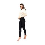 Thin Looking Termal Kışlık Peluş Tayt İçi Peluşlu, Polarlı Termal Peluş Tayt (Siyah, L-XL)