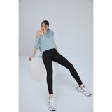 Thin Shop Siyah Tayt Günlük Belden Toparlayıcı Inceltici Ve Sıkılaştırıcı Dikiş Detaylı Tayt