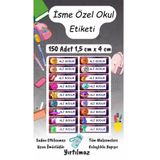 Think And Print Okul Etiketi Kalem Defter Etiketi Özel İsim Yazılabilen Etiket 150 Adet etiketokul3