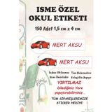 Think And Print Okul Etiketi Kalem Defter Etiketi Özel İsim Yazılabilen Etiket 150 Adet etiketokul9